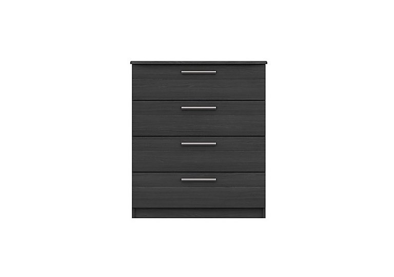 London Bedrooms - Victoria 4 Drawer Chest - Graphite