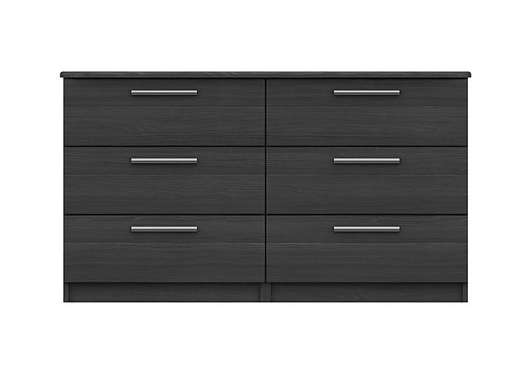 London Bedrooms - Victoria 6 Drawer Chest - Graphite