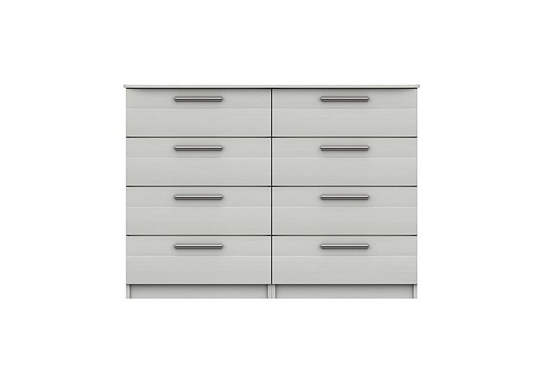 London Bedrooms - Victoria 8 Drawer Chest - White