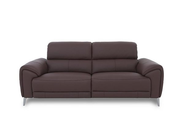 Vino Leather 3 Seater Sofa | Bed Sava