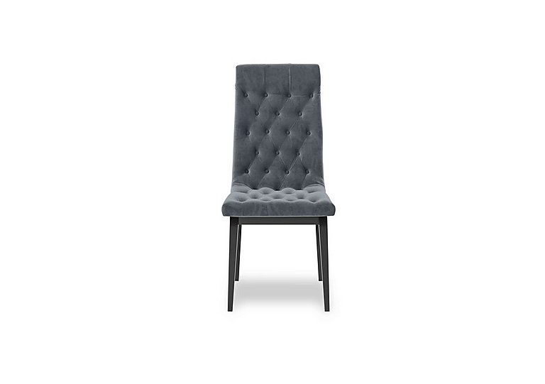 Vita Button Back Dining Chair - Miraglio Charcoal