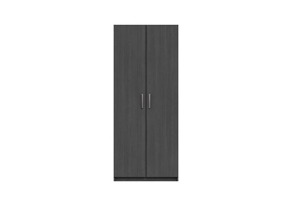 Waterloo 2 Door Wardrobe  Graphite | Bed Sava