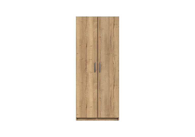 Waterloo 2 Door Wardrobe - Natural Rustic Oak