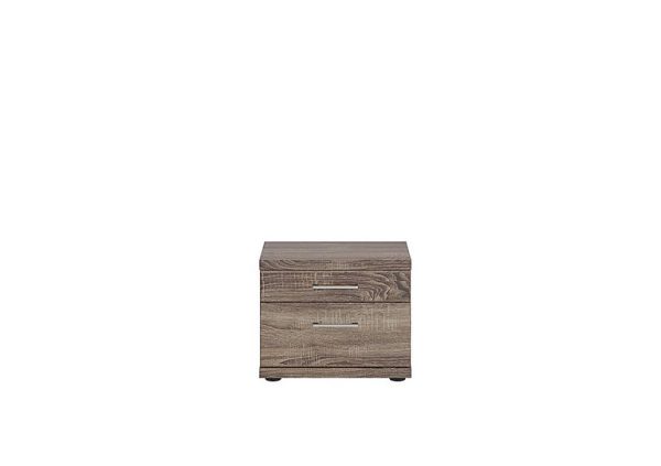 Wiemann  Oxford 2 Drawer Bedside Cabinet  Rustic Oak | Bed Sava