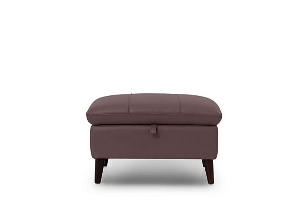 Winner Leather Storage Footstool | Bed Sava