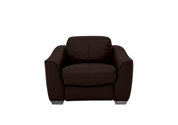 Xavier NC Leather Armchair with Power Recliner | Bed Sava