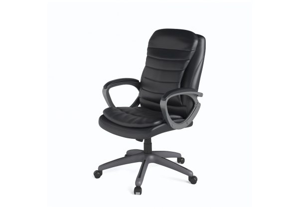 Alphason Mayfield Office Chair Black Leather | Bed Sava