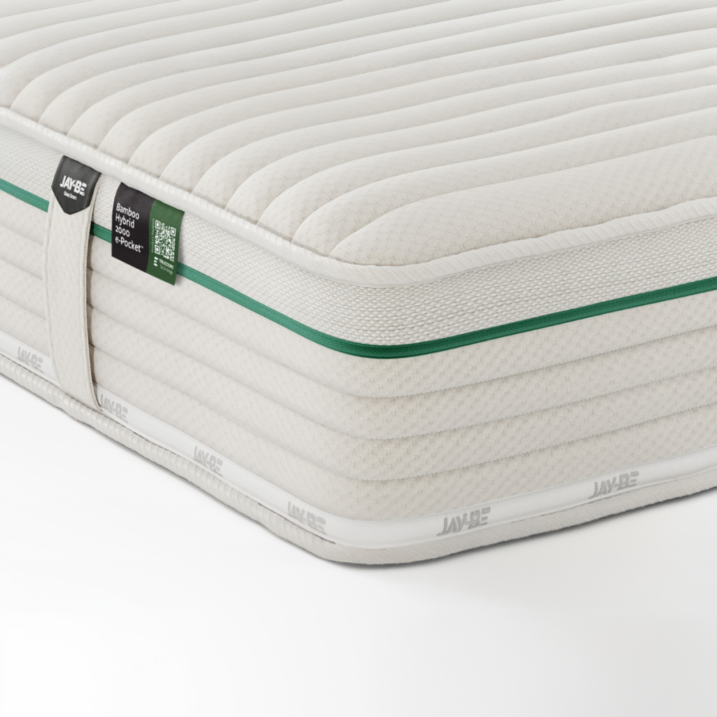 Jay Be® Natural Fresh Bamboo Hybrid 2000 e Pocket Mattress Single | Bed Sava