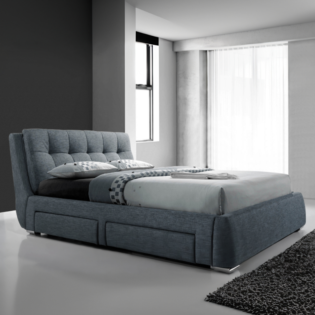 Artisan Fabric 4 Side Drawer Bed Frame -Kingsize