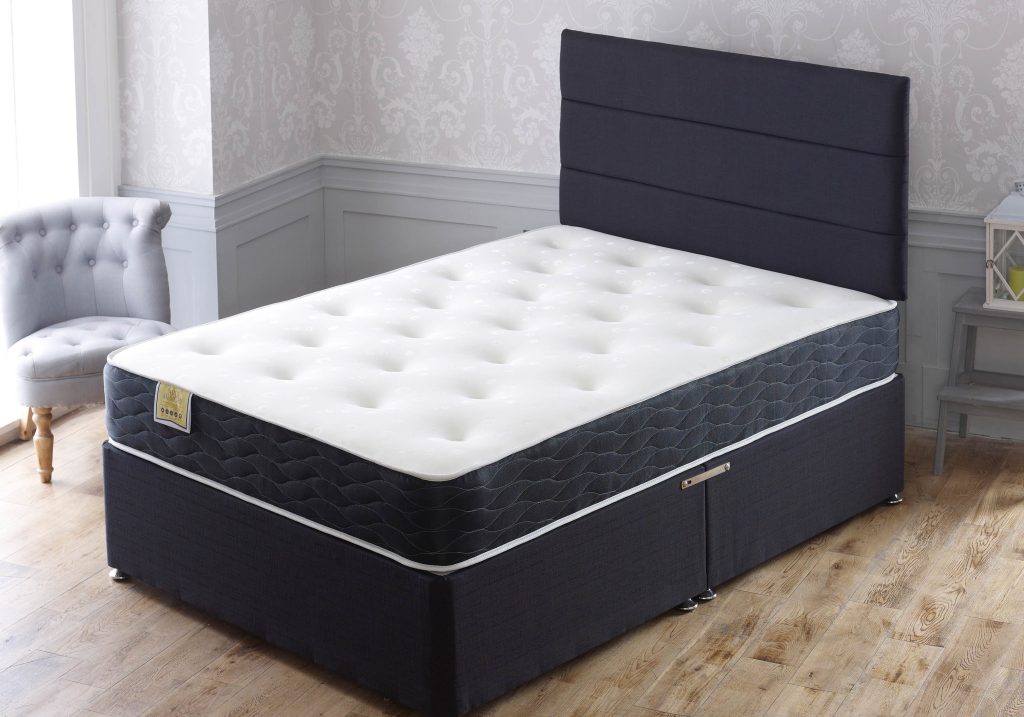 Apollo Ares Divan-Small Single-No Drawers-Sprung Edge