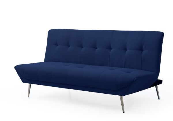 Limelight Astrid Fabric Sofa Bed Navy Blue | Bed Sava