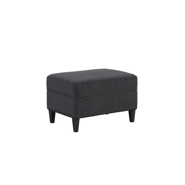 LPD Atticus Anthracite Footstool | Bed Sava
