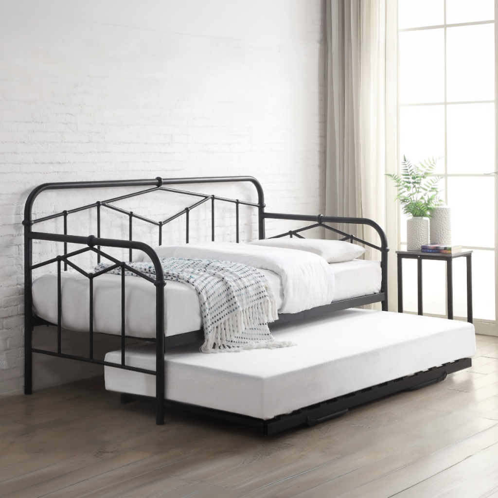 Flintshire Furniture Axton Black Metal Day Bed