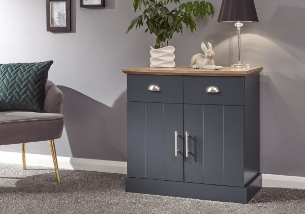 GFW Kendal Compact Sideboard  Slate Blue | Bed Sava