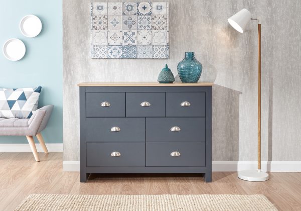 GFW Lancaster Merchants Chest  Slate Blue | Bed Sava