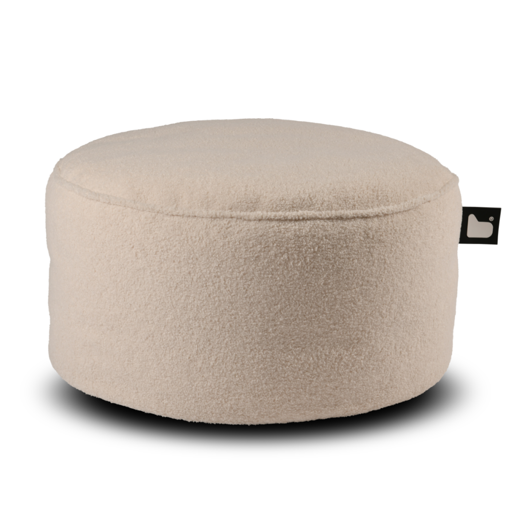 Extreme Lounging B Pouffe Teddy Ivory