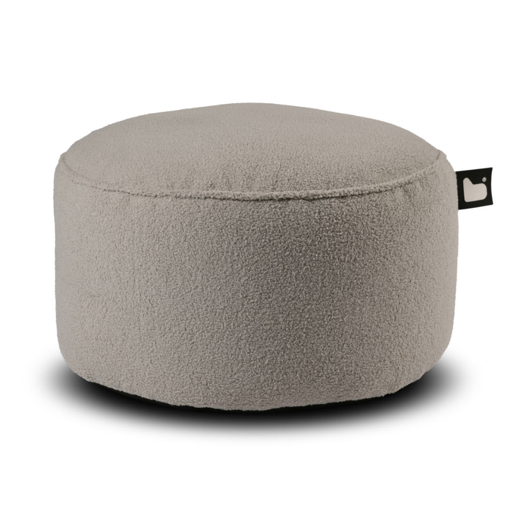 Extreme Lounging B Pouffe Teddy Soft Grey