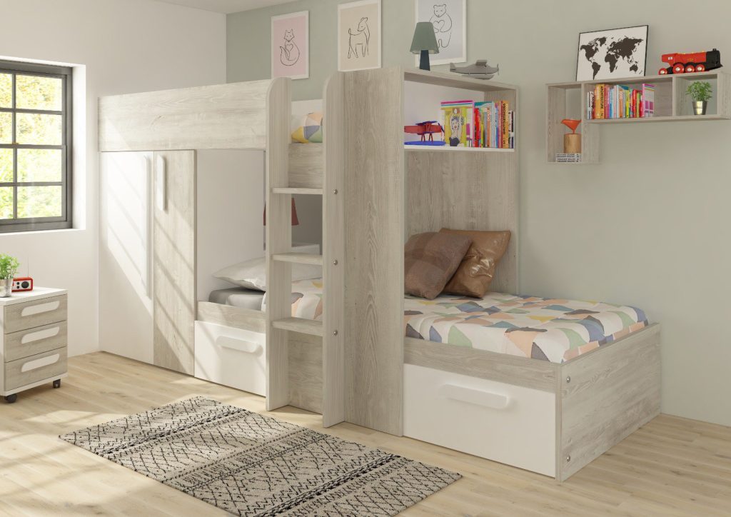 Trasman Barca Bunk Bed-White