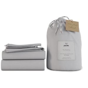 Panda Bamboo Bedding Complete Bedding Set Quiet Grey Double | Bed Sava