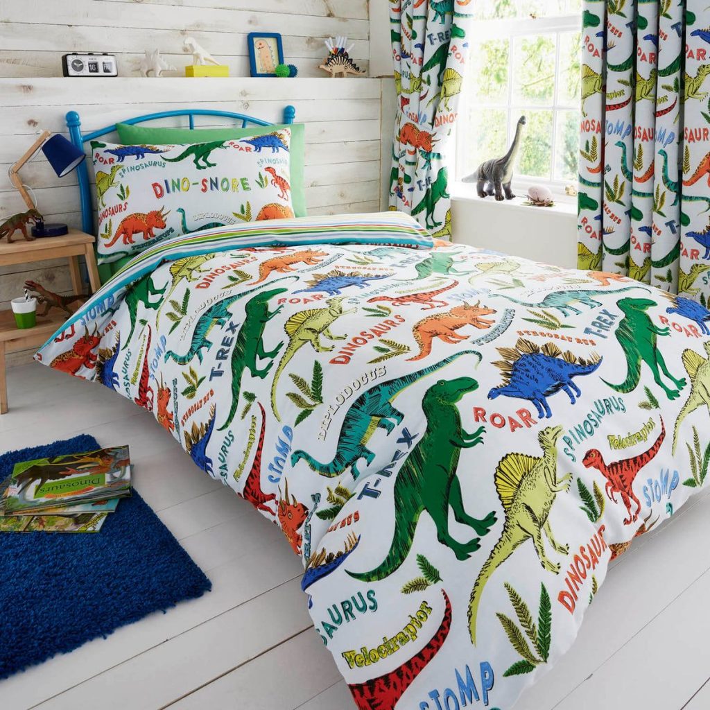 Happy Linen Co Dino-Snore Dinosaur Bedding-Double