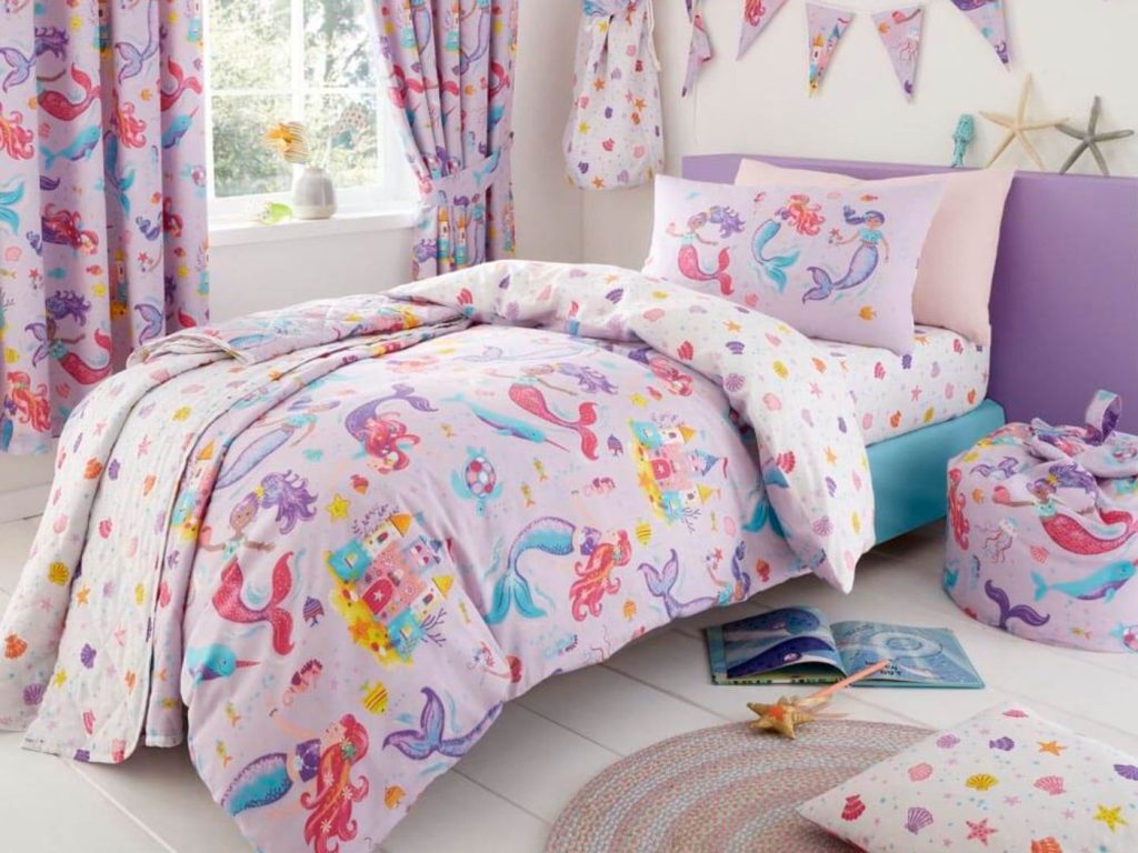 Happy Linen Co Magical Mermaids Bedding-Double