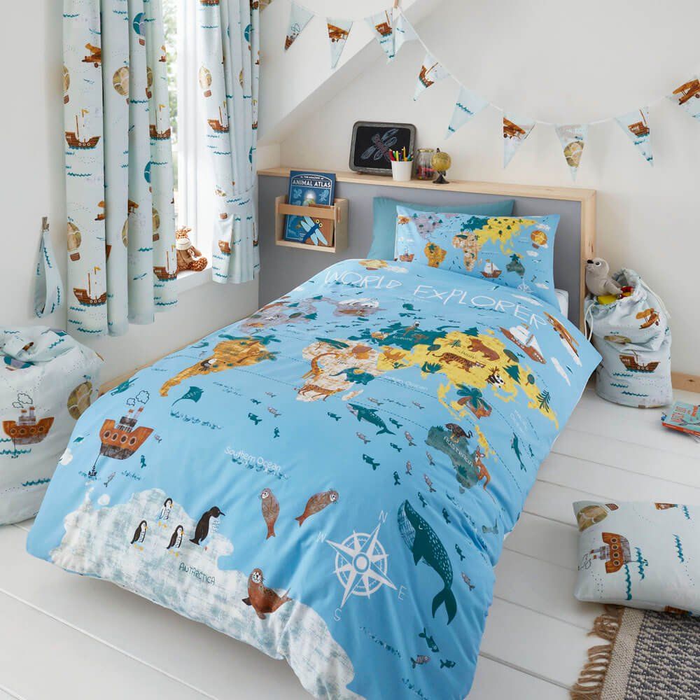 Happy Linen Co World Explorer Bedding-Single