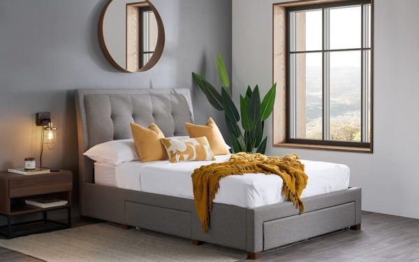 Birlea Shelby Fabric Bed Frame King Size | Bed Sava