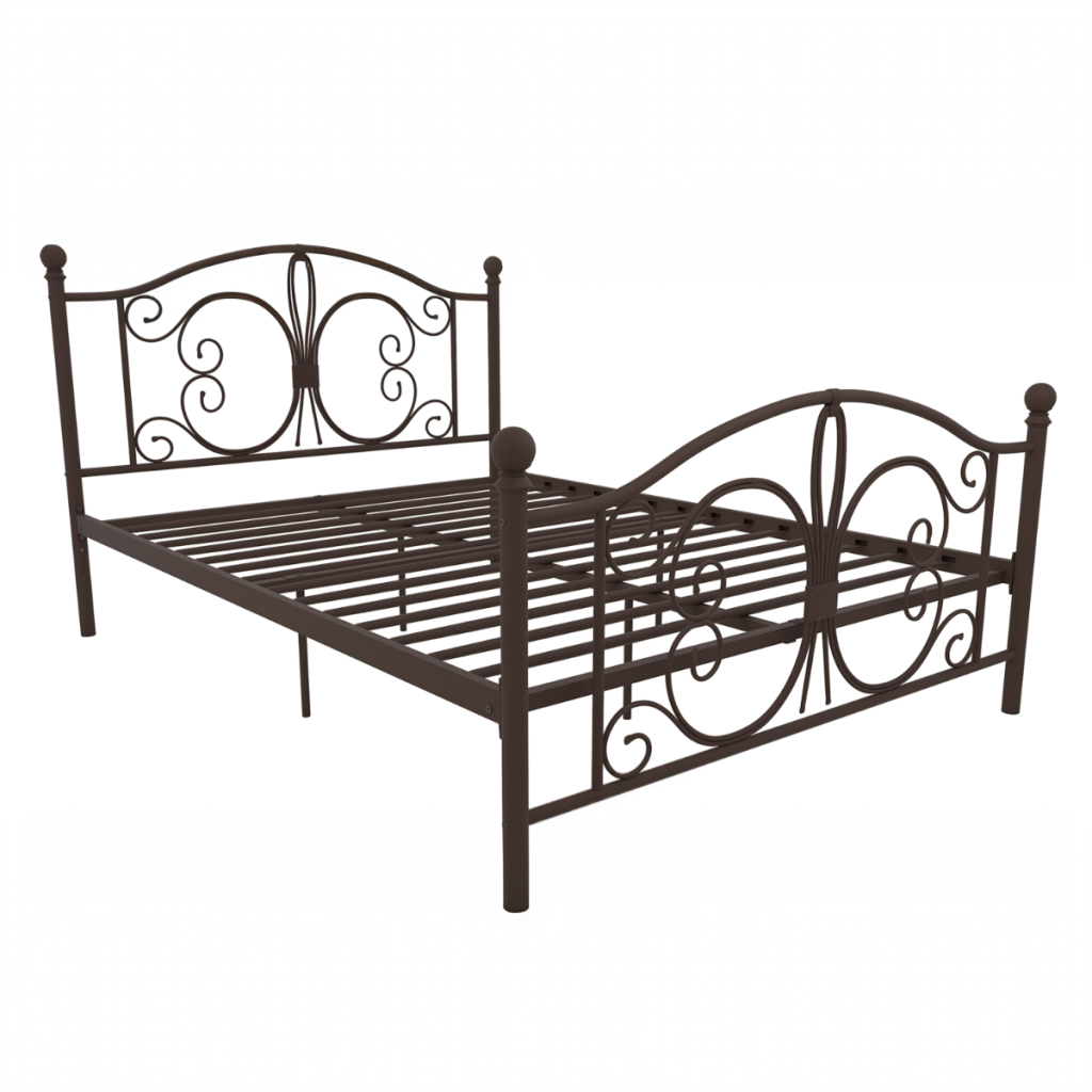 Dorel Bombay Metal Bed Frame-Bronze-Kingsize