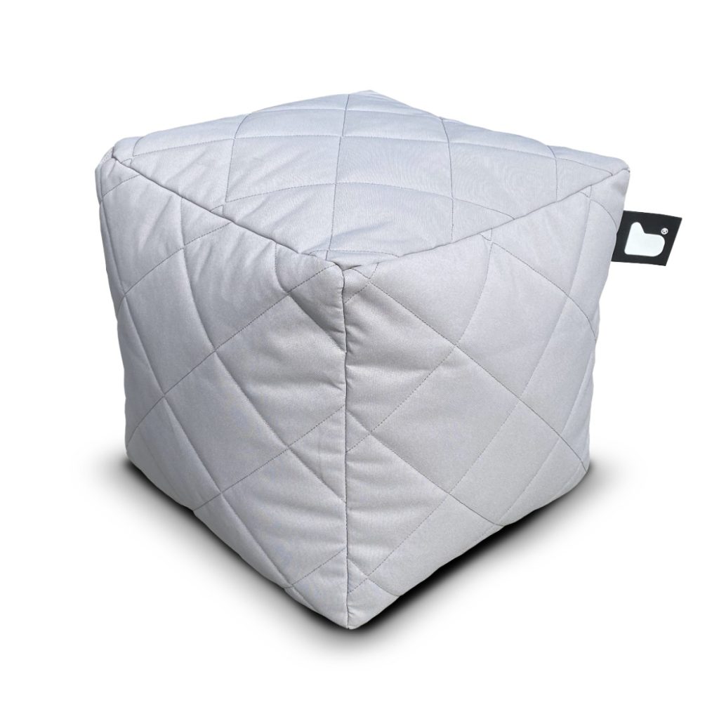 Extreme Lounging B Box Silver Grey Quilted