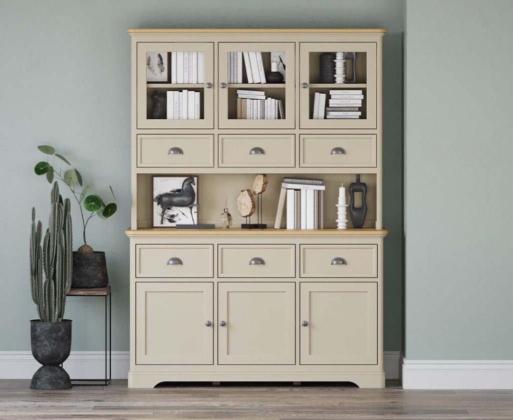 Madley Oak and Cream Painted Large Dresser