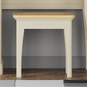 Madley Oak and Cream Painted Dressing table Stool | Bed Sava