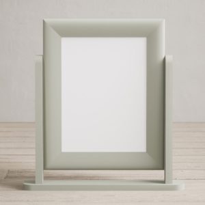 Soft Green Painted Dressing Table Mirror | Bed Sava