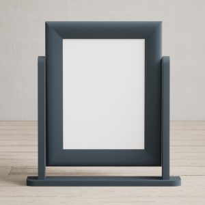 Blue painted Dressing table Mirror | Bed Sava