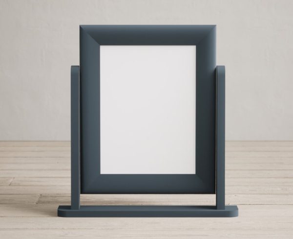 Blue painted Dressing table Mirror | Bed Sava