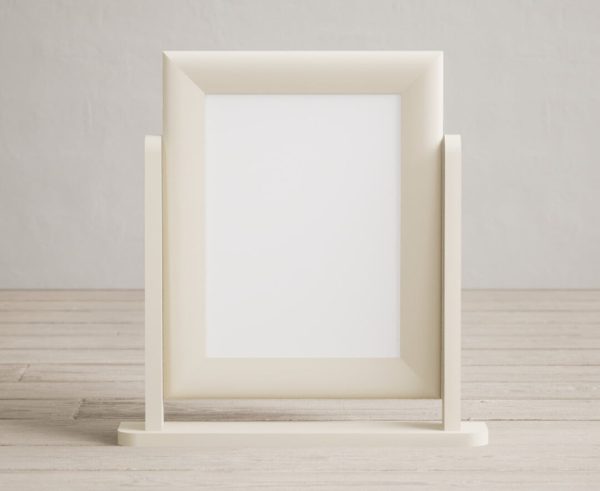 Cream Painted Dressing Table Mirror | Bed Sava