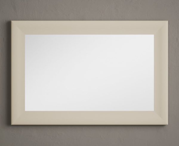Cream Painted 90cm Wall Mirror | Bed Sava