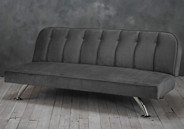 LPD Brighton Grey Fabric Sofa Bed | Bed Sava