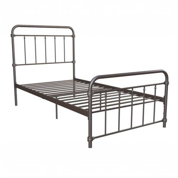 Dorel Wallace Metal Bed Frame Bronze Single | Bed Sava