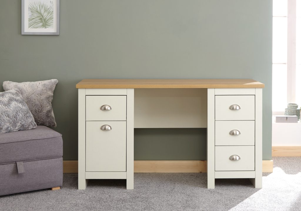 GFW Lancaster Study Desk -Cream