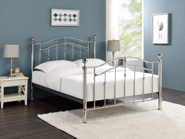 Limelight Callisto Chrome Bed Frame Double | Bed Sava
