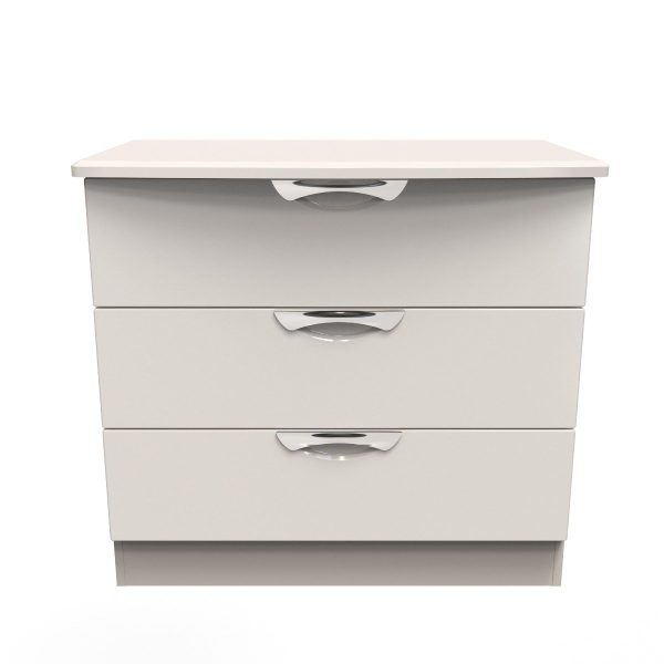Welcome Furniture Camden 3 Drawer Chest Kashmir Gloss | Bed Sava