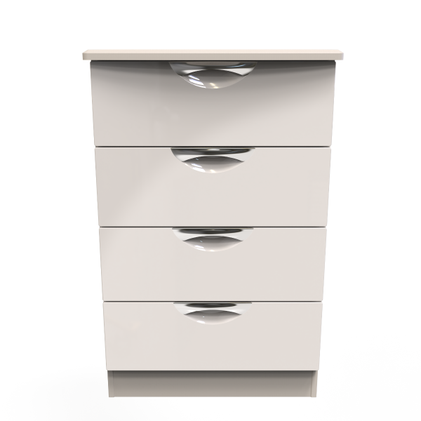 Welcome Furniture Camden 4 Drawer Midi Chest Kashmir Gloss | Bed Sava