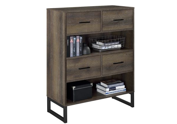 Dorel Candon Bookcase With Storage Drawers | Bed Sava