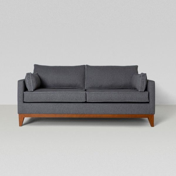 Gainsborough Carlo Sofa Bed Linoso Red A503 Medium | Bed Sava