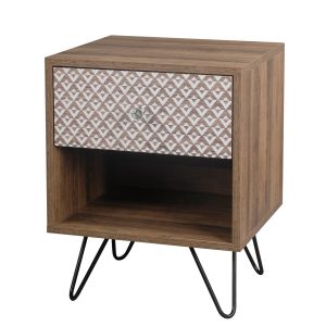 LPD Casablanca 1 Drawer Lamp Table | Bed Sava