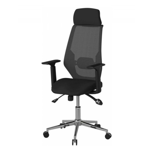 Alphason Clifton Black Mesh Fabric Office Chair | Bed Sava