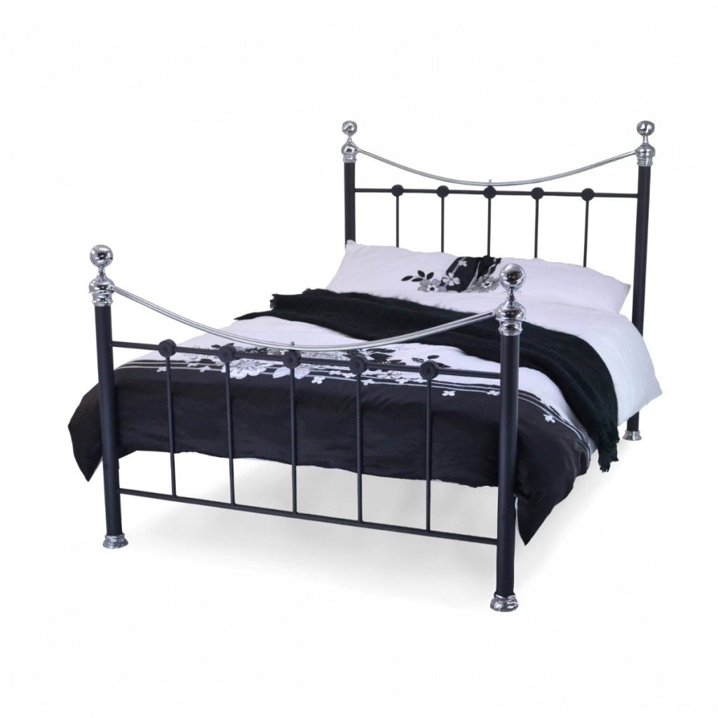 Wholesale Beds Cambridge Bed Frame-Black -Small Double