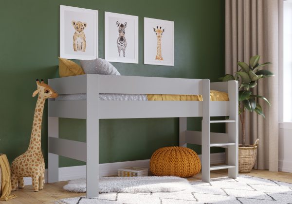 Kidsaw Coast Midsleeper  Grey | Bed Sava