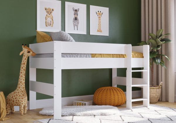 Kidsaw Coast Midsleeper  White | Bed Sava