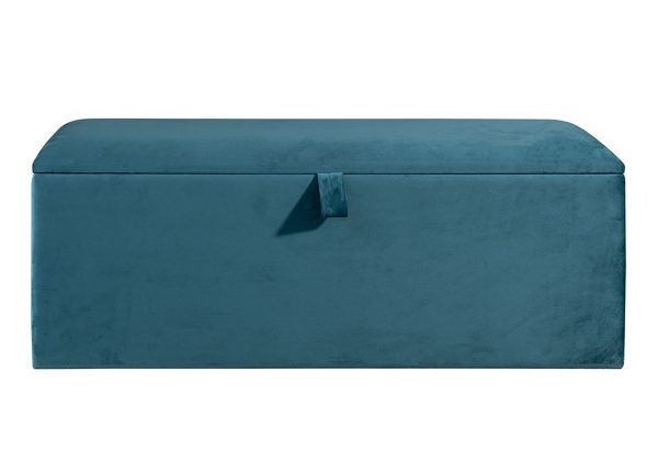 Sweet Dreams Pulse Fabric Ottoman Storage Box | Bed Sava